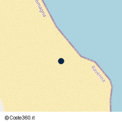 Posizione della concessione demaniale marittima Comune di Ravenna, A. 2025, N. 71182