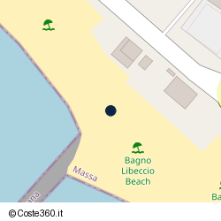 Posizione della concessione demaniale marittima Comune di Massa, A. 2009, N. 42