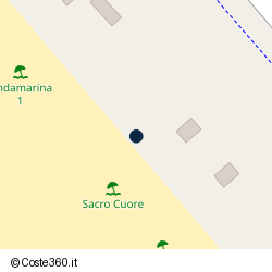 Posizione della concessione demaniale marittima Comune di Forte Dei Marmi, A. 2005, N. 21