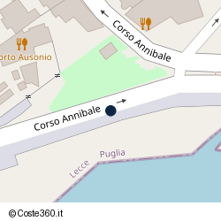 Posizione della concessione demaniale marittima Comune di Ugento, A. 2018, N. 3