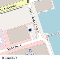 Posizione della concessione demaniale marittima Autorità Portuale di Mar Tirreno Settentrionale, A. 2020, N. 145