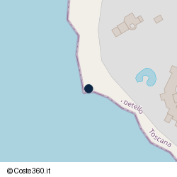 Posizione della concessione demaniale marittima Comune di Orbetello, A. 2025, N. 26