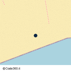 Posizione della concessione demaniale marittima Comune Cavallino-Treporti, A. 2025, N. 43