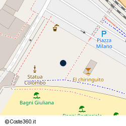 Posizione della concessione balneare Comune di Lavagna, A. 2015, N. 08