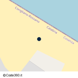 Posizione della concessione demaniale marittima Comune di Corigliano Rossano, A. 2016, N. 14942