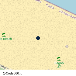 Posizione della concessione demaniale marittima Comune di Barletta, A. 2025, N. 8