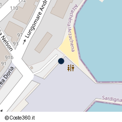 Posizione della concessione demaniale marittima Regione di Sardegna, A. 2018, N. 4061