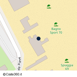 Posizione della concessione balneare Comune di Cesenatico, A. 2011, N. 113