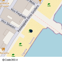 Posizione della concessione balneare Comune di Alassio, A. 2011, N. 22