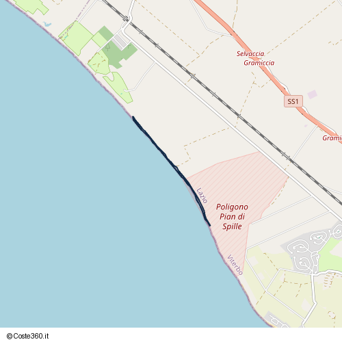 Posizione della spiaggia Spiaggia senza nome (localizzazione generica)