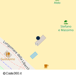 Posizione della concessione demaniale marittima Comune di Riccione, A. 2025, N. 40
