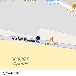 Posizione della concessione demaniale marittima Comune di Positano, A. 2019, N. 22