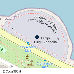 Posizione della concessione demaniale marittima Comune di Bari, A. 2025, N. 17