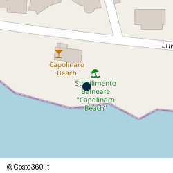Posizione della concessione balneare Comune Santa Marinella, A. 2021, N. 108