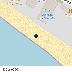 Posizione della concessione balneare Comune di Sperlonga, A. 2005, N. 17