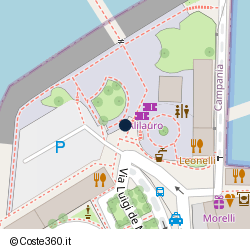 Posizione della concessione demaniale marittima Comune di Sorrento, A. 2024, N. AUT21