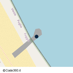 Posizione della concessione demaniale marittima Comune di Vieste, A. 2005, N. 230