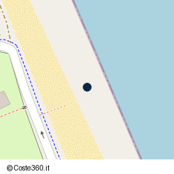 Posizione della concessione balneare Comune di Roseto Degli Abruzzi, A. 2016, N. 234