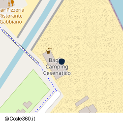 Posizione della concessione demaniale marittima Comune di Cesenatico, A. 2010, N. 224