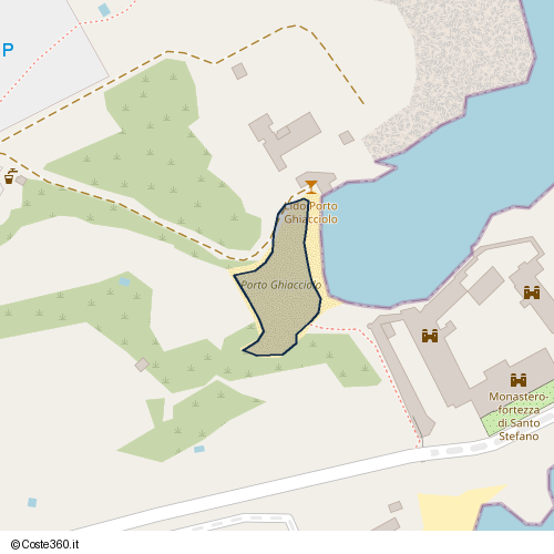 Posizione della spiaggia Spiaggia nei pressi di Strada Procaccia, Monopoli, 70043