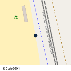 Posizione della concessione demaniale marittima Comune di Amantea, A. 2025, N. 09