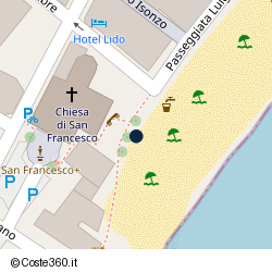 Posizione della concessione demaniale marittima Comune di Alassio, A. 2012, N. 12