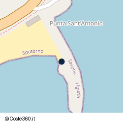 Posizione della concessione demaniale marittima Comune di Spotorno, A. 2009, N. 1