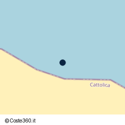 Posizione della concessione balneare Comune di Cattolica, A. 2025, N. 12