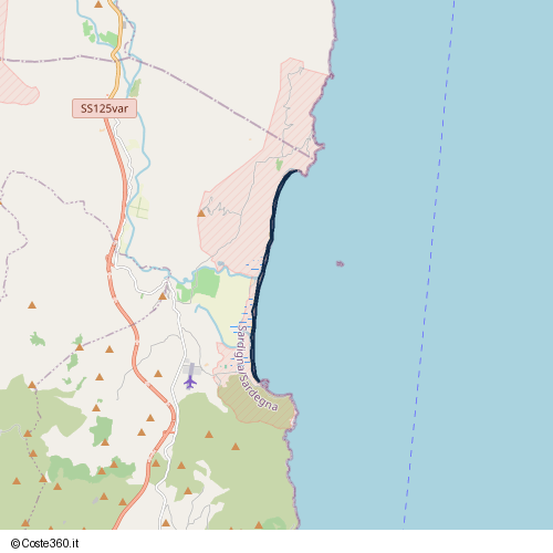 Posizione della spiaggia Spiaggia senza nome (localizzazione generica)
