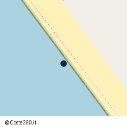 Posizione della concessione balneare Comune di Ascea, A. 2016, N. 1