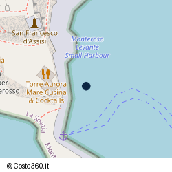 Posizione della concessione demaniale marittima Comune di Monterosso Al Mare, A. 2025, N. 5