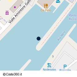 Posizione della concessione demaniale marittima Comune di Riccione, A. 2008, N. 88