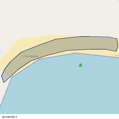 Posizione della spiaggia Spiaggia nei pressi di Viale Leonardo da Vinci, Quartu Sant'Aleni/Quartu Sant'Elena, 09045