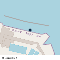 Posizione della concessione demaniale marittima Comune di Monopoli, A. 2025, N. 10