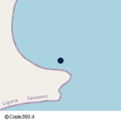 Posizione della concessione demaniale marittima Comune di San Remo, A. 2025, N. 08