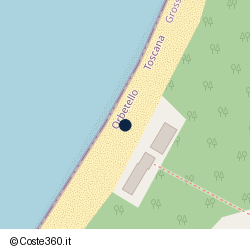 Posizione della concessione balneare Comune di Orbetello, A. 2025, N. 8