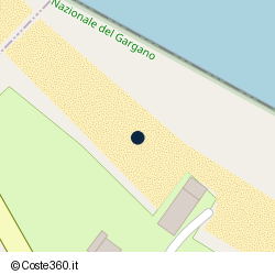 Posizione della concessione balneare Comune di Vieste, A. 2008, N. 77