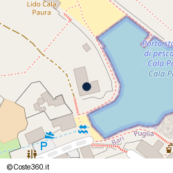 Posizione della concessione demaniale marittima Comune di Polignano A Mare, A. 2011, N. 10