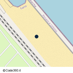 Posizione della concessione balneare Comune di Fano, A. 2008, N. 100