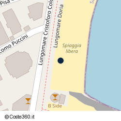 Posizione della concessione balneare Comune di Albenga, A. 2012, N. 1