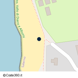 Posizione della concessione balneare Comune di Centola, A. 2013, N. 23