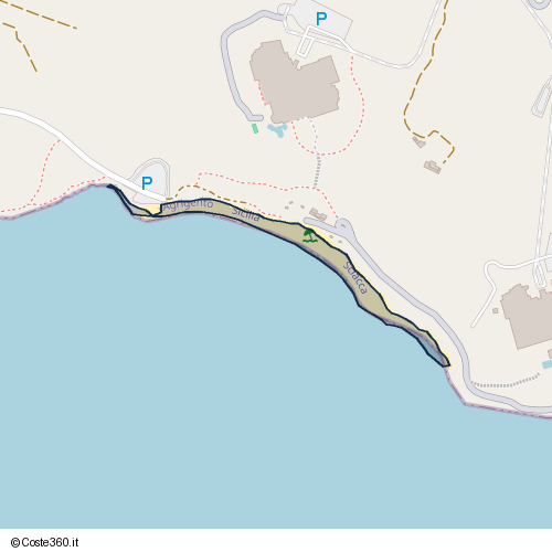 Posizione della spiaggia Spiaggia nei pressi di Via Lido Sovareto, Sciacca, 92019