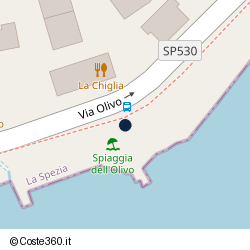 Posizione della concessione balneare Comune di Portovenere, A. 2010, N. 114