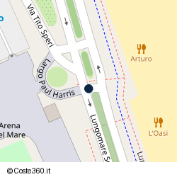 Posizione della concessione demaniale marittima Comune di Civitanova Marche, A. 2011, N. 33