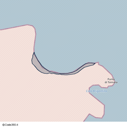 Posizione della spiaggia Spiaggia nei pressi di Teulada, 09019