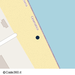 Posizione della concessione demaniale marittima Comune di Cesenatico, A. 2011, N. 43