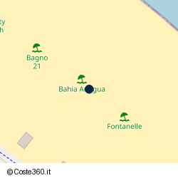 Posizione della concessione demaniale marittima Comune di Riccione, A. 2014, N. 478