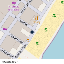 Posizione della concessione demaniale marittima Comune di Alassio, A. 2017, N. 28