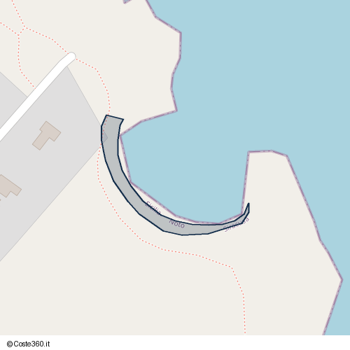 Posizione della spiaggia Spiaggia nei pressi di Strada Sesta San Lorenzo, Noto, 96017