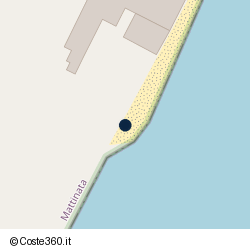 Posizione della concessione balneare Comune di Mattinata, A. 2013, N. 006